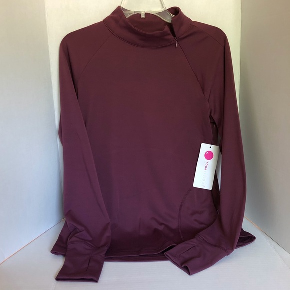 Yogalicious Tops - Yogalicious Long Sleeve 1/4 side neck Zipper Shirt